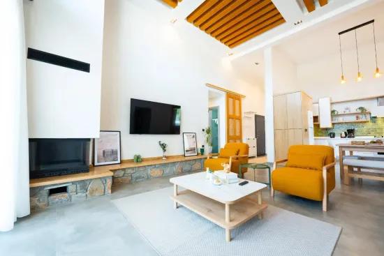 Köyceğiz Beyobası Stadtteil möbliert mit Pool zu vermieten freistehende Villa