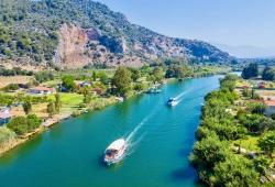 Über Den Dalyan-Kanal Und Die Felsengräber Von Kaunos