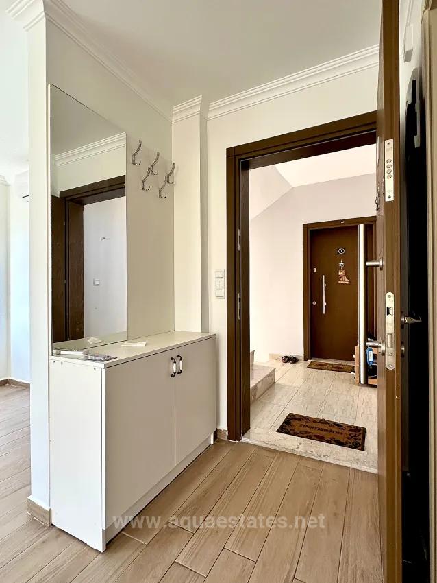 Village Centre Location Closed Balcony And Air Conditioned 1+1 Apartment