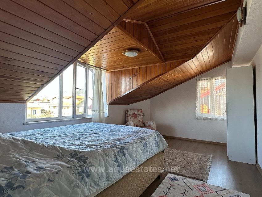 Köyceğiz Yenimahalle Large Terrace Air Conditioned Furnished 2+1 Flat For Rent