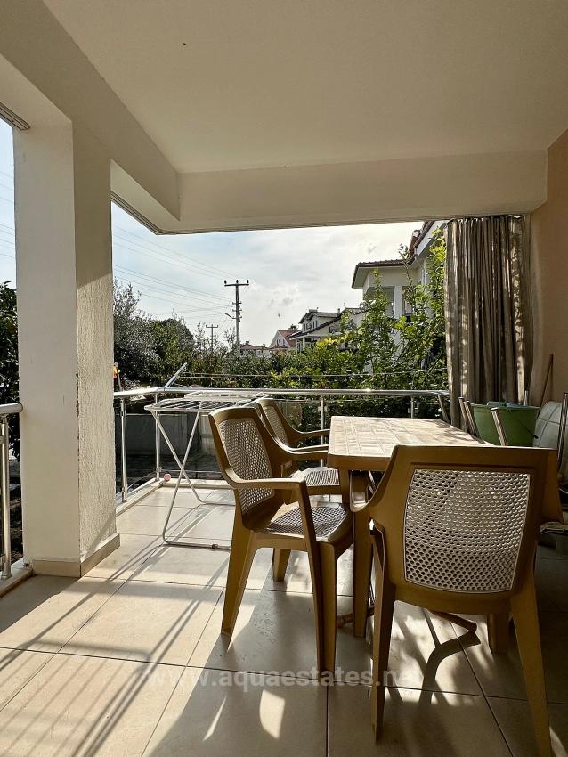 Apartment For Rent In Köyceğiz Town Center. Ground Floor, 2+1 Bedrooms, Closed Kitchen & Air Conditioning.