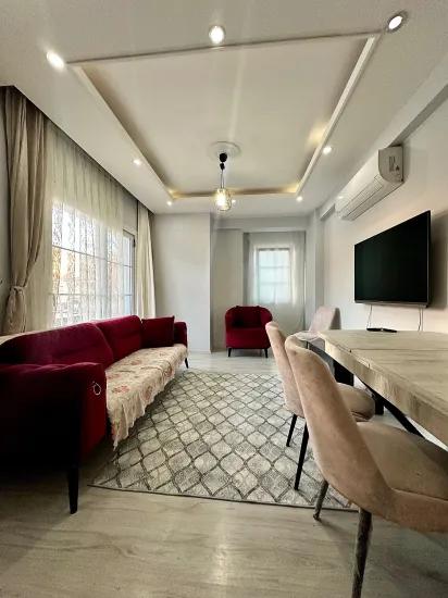 Köyceğiz centre, air‑conditioned and furnished duplex 3+1 flat